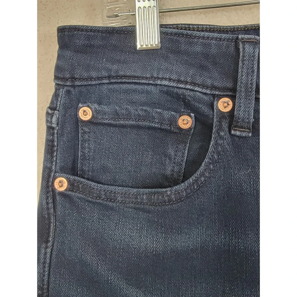 American Eagle Skinny Jeans Mens 33x30 Blue Black NWT AirFlex+ 0119-7486-042